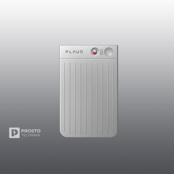 Диктофон Plaud Note с искусственным интеллектом ChatGPT, 64Gb, серебристый (Silver)